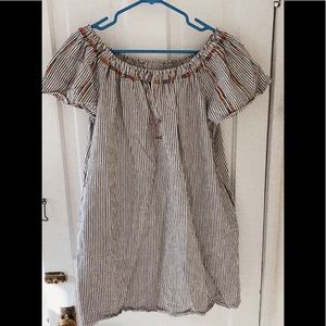 Low key peasant dress